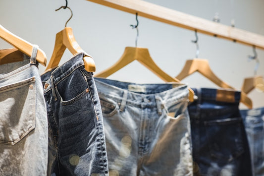 Acid Wash Denim Front